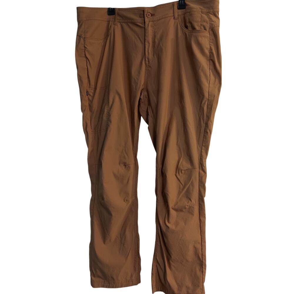 prAna Women's Pants Brown Straight Fit 20W/RG Women's Size 20 Regular Length
